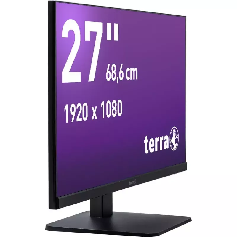 TERRA 3030229 kompiuterio monitorius 68,6 cm (27 colių) 1920 x 1080 pikselių Full HD LED juodas
