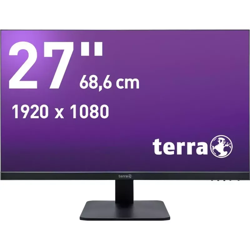 TERRA 3030229 kompiuterio monitorius 68,6 cm (27 colių) 1920 x 1080 pikselių Full HD LED juodas