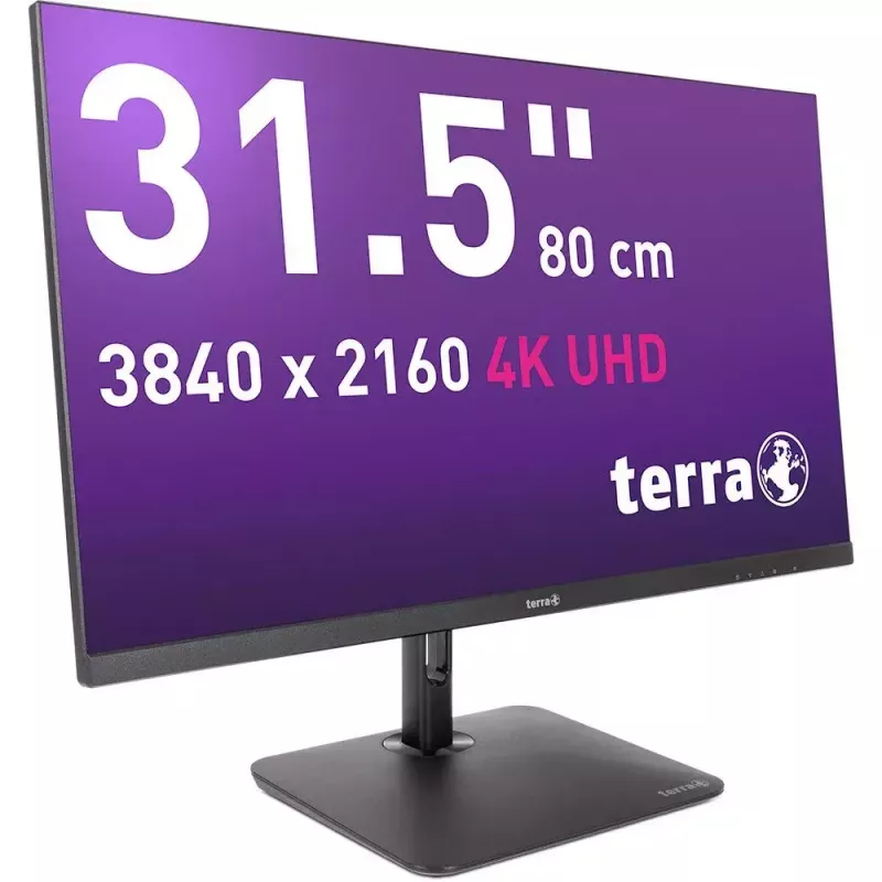 TERRA 3030234 kompiuterio monitorius 80 cm (31,5 colių) 3840 x 2160 pikselių 4K Ultra HD LCD juodas