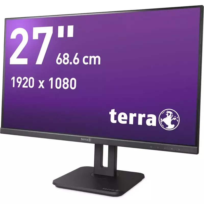 TERRA 3030239 kompiuterio monitorius 68,6 cm (27 coliai) 1920 x 1080 pikselių Full HD LCD juodas