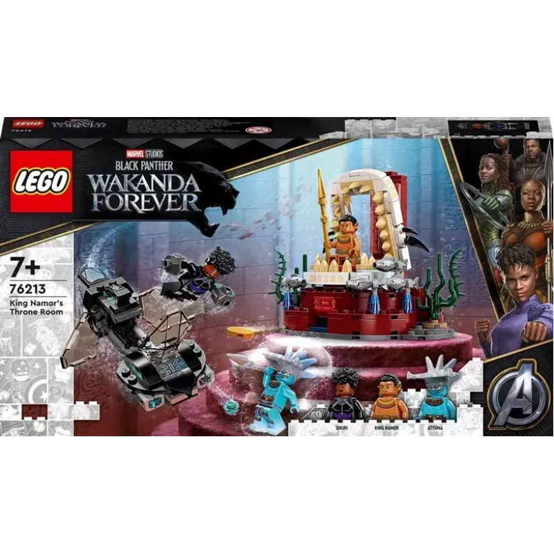 LEGO Super Heroes rinkinys „King Namor's Throne Room“ 76213 — konstravimo rinkinys, modelis 6378887