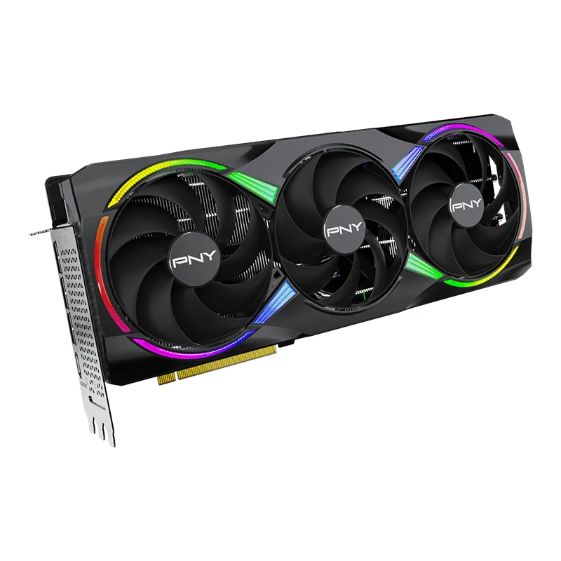 PNY GeForce RTX 5080 16GB ARGB Overclocked Triple Fan - 16GB GDDR7 - DisplayPort 2.1b / HDMI 2.1b