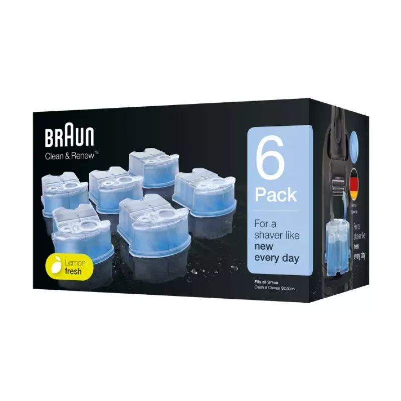 Valymo kasetė Braun CCR6 Mėlyna 6 vnt.