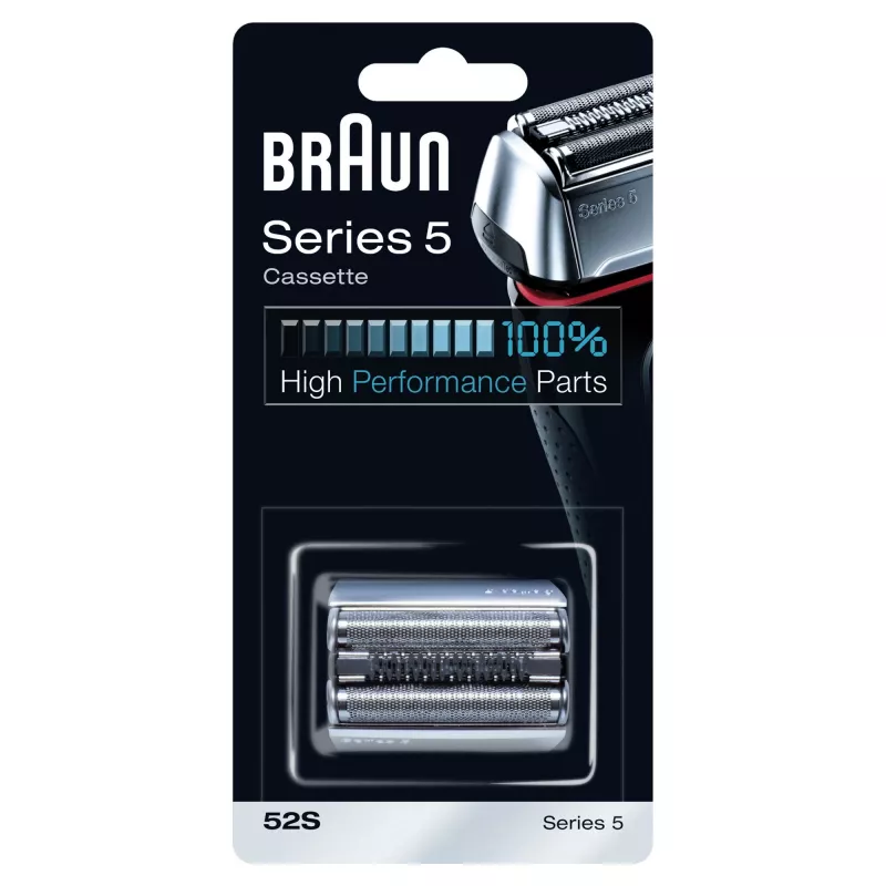 Braun Series 5 52S Elektrinio skustuvo galvutės keitimo kasetė – sidabrinė