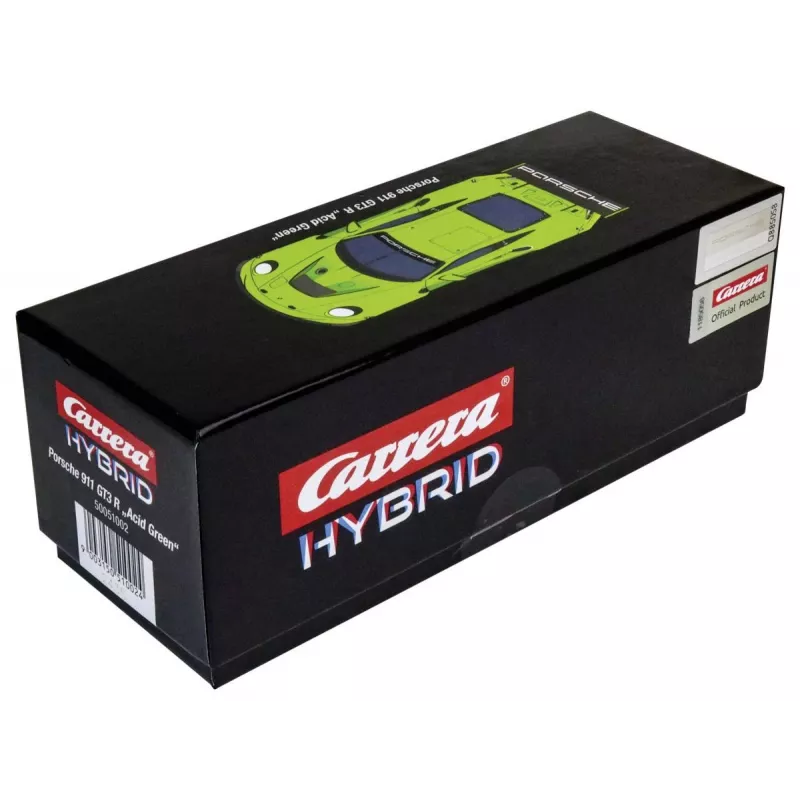Sportinio automobilio modelis Carrera Porsche 911 GT3 R rūgštinė žalia 8 metams