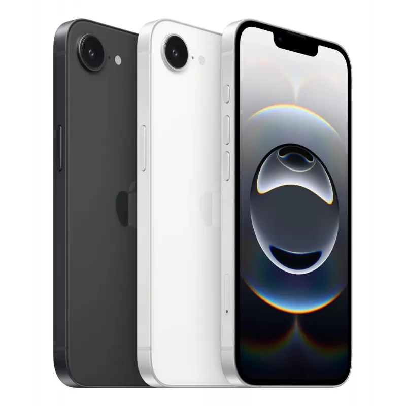 APPLE iPhone 16E - Juoda - 128GB - iOS 18 (MD1Q4ZD/A)