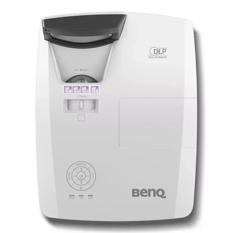BenQ MH856UST+ itin trumpos projekcijos projektorius 3500 ANSI liumenų DLP 1080p (1920x1080) 3D juodas, baltas