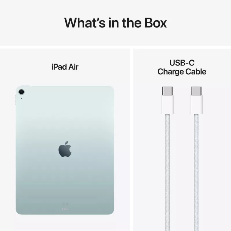 APPLE iPad Air (2025) - M3 - 13in - 7th Gen - Wi-Fi - 256GB - Mėlyna