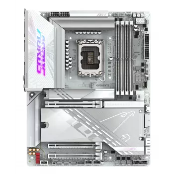 Pagrindinė plokštė GIGABYTE Z890 AORUS PRO ICE — Intel Z890, LGA 1851, ATX, DDR5, 4x DIMM, 4x M.2, 2.5Gb LAN, Wi‑Fi