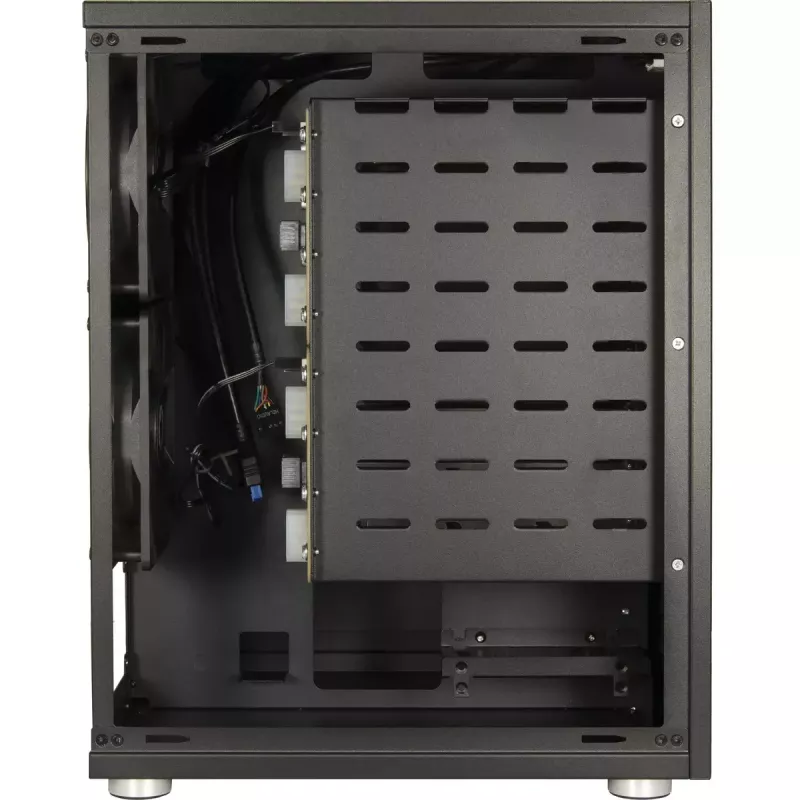 HDD korpusas Inter-Tech NAS-8 2,5/3,5 colio juodas