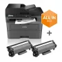 „Brother MFC-L2827DWXL“ daugiafunkcis spausdintuvas Lazerinis A4 1200 x 1200 DPI 32 psl./min. Wi-Fi