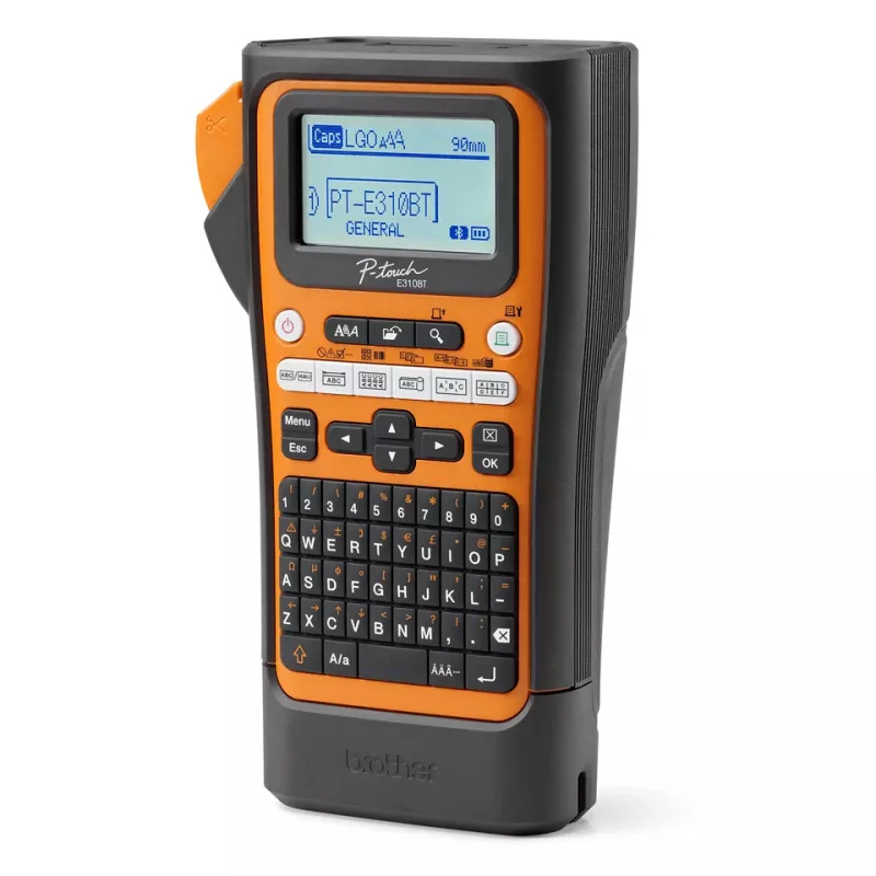 Brother PT-E310BTVP etikečių spausdintuvas Terminis perdavimas 180 x 180 DPI 20 mm/sek Laidinis ir belaidis HSE/TZe Bluetooth QWERTY
