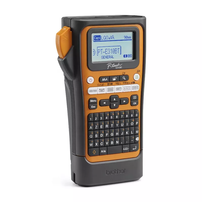 Brother PT-E310BTVP etikečių spausdintuvas Terminis perdavimas 180 x 180 DPI 20 mm/sek Laidinis ir belaidis HSE/TZe Bluetooth QWERTY