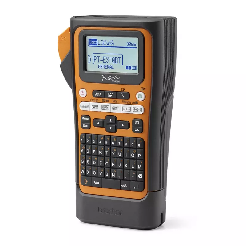 Brother PT-E310BTVP etikečių spausdintuvas Terminis perdavimas 180 x 180 DPI 20 mm/sek Laidinis ir belaidis HSE/TZe Bluetooth QWERTY