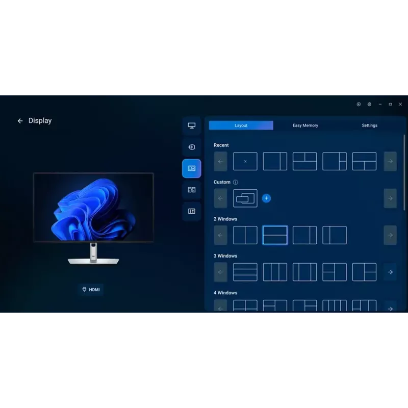 DELL Pro Plus P2425D kompiuterio monitorius 61 cm (24 colių) 2560 x 1440 pikselių Quad HD LCD juodas, sidabrinis
