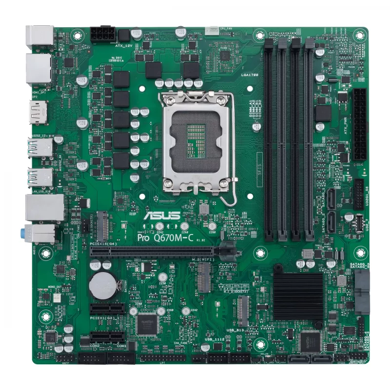 Motininė plokštė ASUS PRO Q670M-C-CSM Intel Q670 LGA 1700 micro ATX