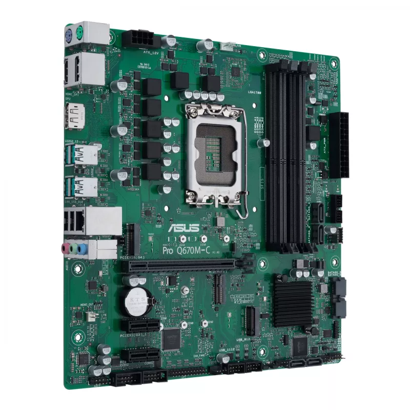 Motininė plokštė ASUS PRO Q670M-C-CSM Intel Q670 LGA 1700 micro ATX