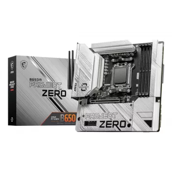 MSI B650M PROJECT ZERO pagrindinė plokštė AMD B650 lizdas AM5 mikro ATX