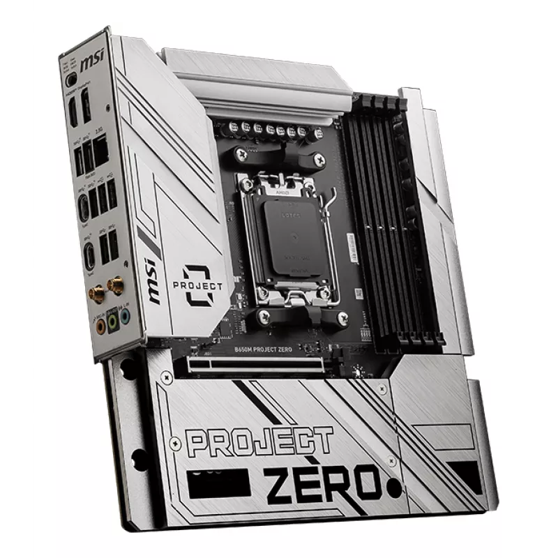 MSI B650M PROJECT ZERO pagrindinė plokštė AMD B650 lizdas AM5 mikro ATX