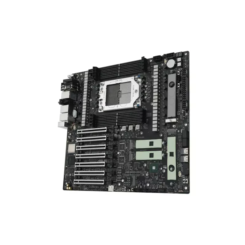 Motininė plokštė ASUS PRO WS WRX90E-SAGE SE, AMD WRX90 mikroschemų rinkinys, Socket sTR5, EEB, 8x DDR5 DIMM, 7x PCIe x16 GEN5, 4x M.2, 2x USB4 GEN3X2