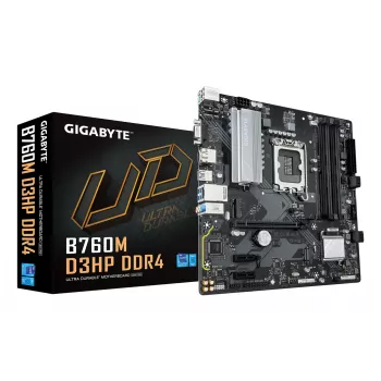 Motininė plokštė GIGABYTE B760M D3HP DDR4, Intel LGA 1700, Micro ATX