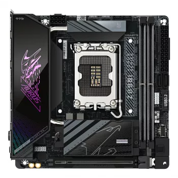 Pagrindinė plokštė GIGABYTE Z890I AORUS ULTRA, Intel lustų rinkinys, LGA 1851, mini ITX