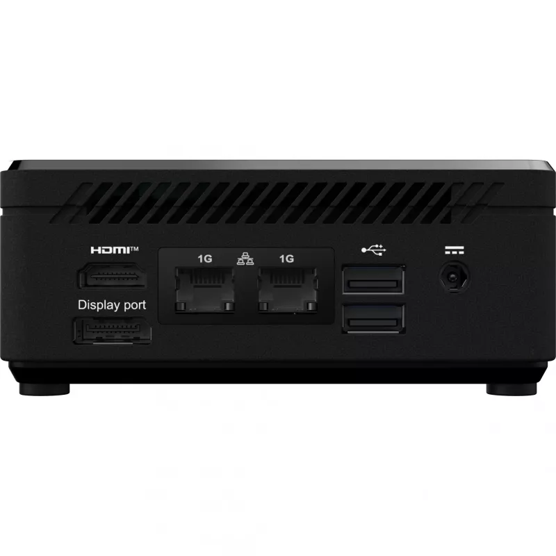 MSI Cubi N ADL S-217DE PC/darbo stotis Intel® N N200 8 GB DDR4-SDRAM 256 GB SSD Windows 11 Pro Mini PC juoda
