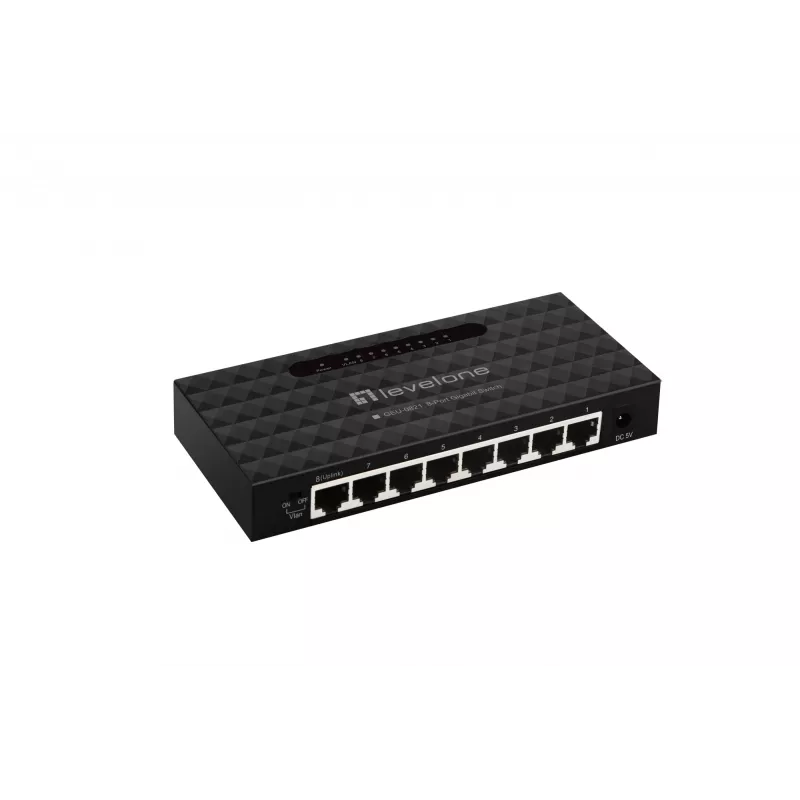 LevelOne GEU-0821 tinklo komutatorius, valdomas, Gigabit Ethernet (10/100/1000)