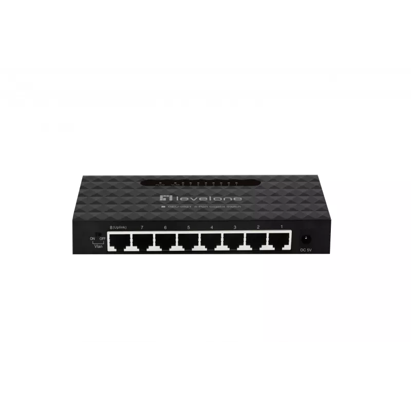 LevelOne GEU-0821 tinklo komutatorius, valdomas, Gigabit Ethernet (10/100/1000)
