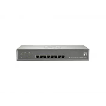 LevelOne 8 prievadų Gigabit PoE komutatorius, 802.3at/af PoE, 240W