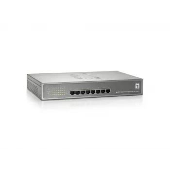 LevelOne 8 prievadų Gigabit PoE komutatorius, 802.3at/af PoE, 240W
