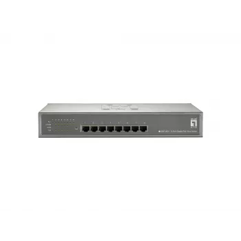 LevelOne 8 prievadų Gigabit PoE komutatorius, 802.3at/af PoE, 123,2 W