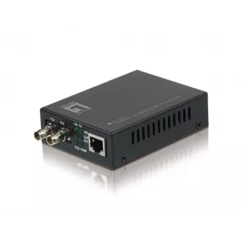 LevelOne RJ45 į ST Fast Ethernet medijos keitiklis, daugiamodė šviesolaidis, 2 km