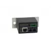 LevelOne RJ45 į SC Fast Ethernet pramoninis medijos keitiklis, daugiamodis šviesolaidis, 2 km, -40 °C iki 75 °C