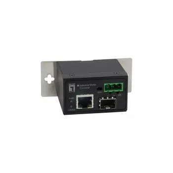 LevelOne RJ45-SFP greitaveikis eterneto pramoninis medijos keitiklis, nuo -40 °C iki 75 °C