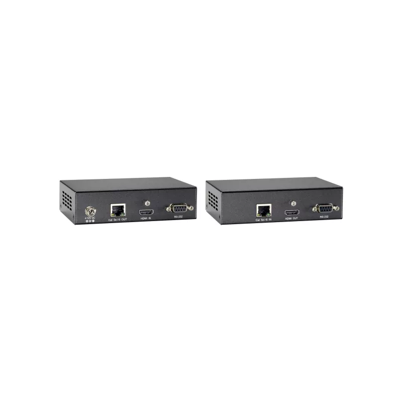 LevelOne HDMI prailginimo komplektas per Cat.5, HDBaseT, 100 m, 802.3af PoE