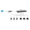 LevelOne 50 prievadų Fast Ethernet komutatorius, 2 x Gigabit SFP/RJ45 Combo