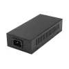 “LevelOne Gigabit PoE injektorius, 60W, 802.3at/af PoE, Gigabit Ethernet, 10,100,1000 Mbit/s, IEEE 802.3af, IEEE 802.3at, IEEE 802.3bt, juoda, maitinimas, 60 W”