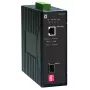 LevelOne RJ45 į SFP gigabitinis industrinis medijos keitiklis, -40°C iki 75°C