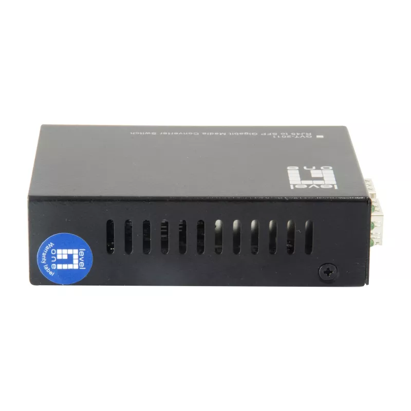LevelOne RJ45 į SFP gigabitinės medijos keitiklis (jungiklis), 2 x SFP, 1 x RJ45