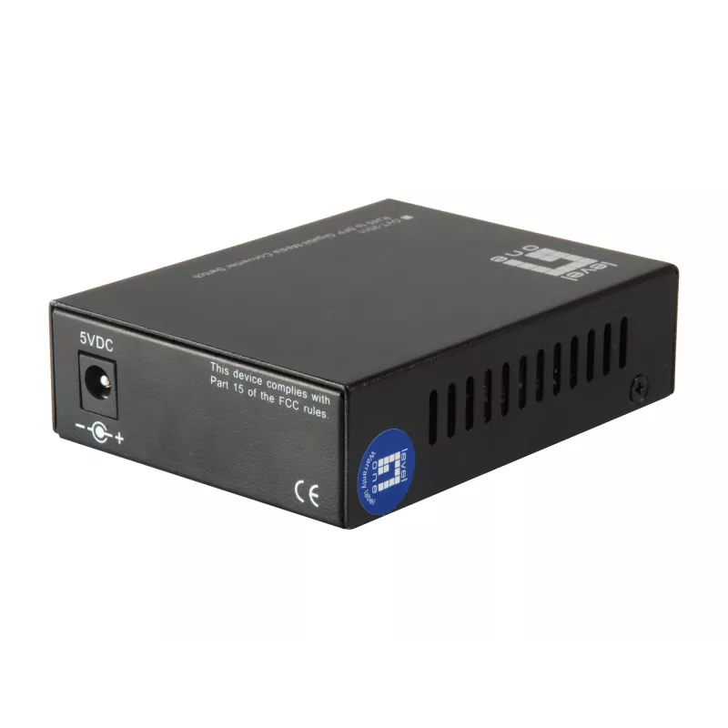 LevelOne RJ45 į SFP gigabitinės medijos keitiklis (jungiklis), 2 x SFP, 1 x RJ45