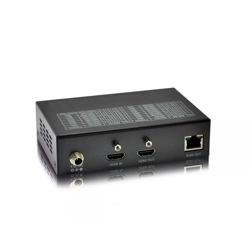 LevelOne HDMI siųstuvas per Cat.5, 300 m, 1920 x 1200 pikselių, AV siųstuvas, 300 m, juodas