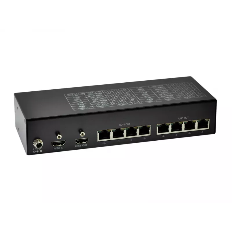 LevelOne HDMI siųstuvas per Cat.5, 300 m, 8 kanalų išėjimai