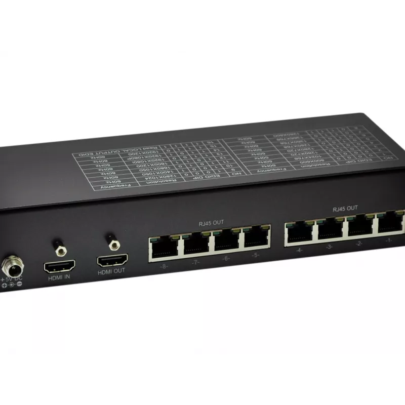LevelOne HDMI siųstuvas per Cat.5, 300 m, 8 kanalų išėjimai