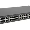 „LevelOne“ 34 prievadų greitojo eterneto PoE komutatorius, 802.3at/af PoE, 32 PoE išėjimai, 2 x Gigabit RJ45, 630 W