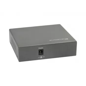 LevelOne 5 prievadų Gigabit PoE komutatorius, 802.3at/af PoE, 4 PoE išėjimai, 60W