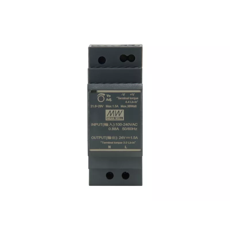 LevelOne 24 V DC pramoninis maitinimo šaltinis, 30 W, DIN bėgelis