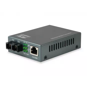 LevelOne RJ45 į SC Fast Ethernet medijos keitiklis, daugiamodė skaidula, 1310 nm, 2 km