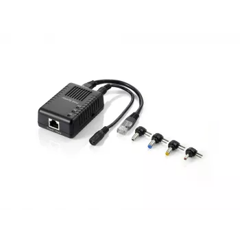 LevelOne Fast Ethernet PoE skirstytuvas, 802.3af PoE, 5-12V DC išvestis