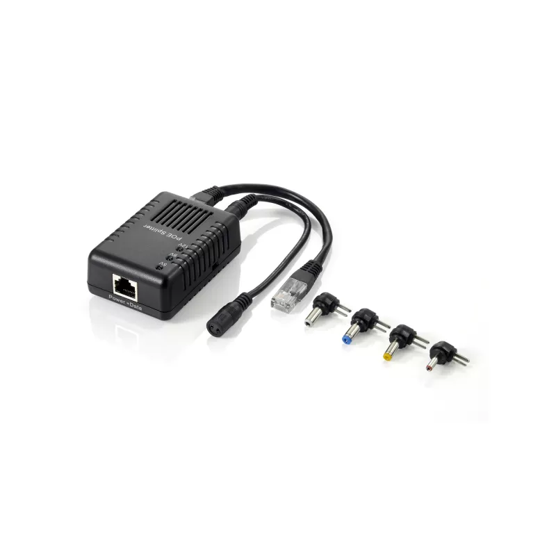 LevelOne Fast Ethernet PoE skirstytuvas, 802.3af PoE, 5-12V DC išvestis